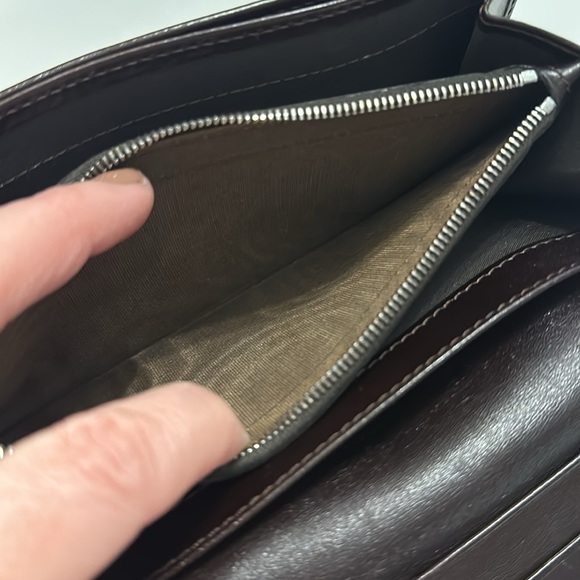 Fendi Brown and Gold Chain Wallet - Picture 9 of 15